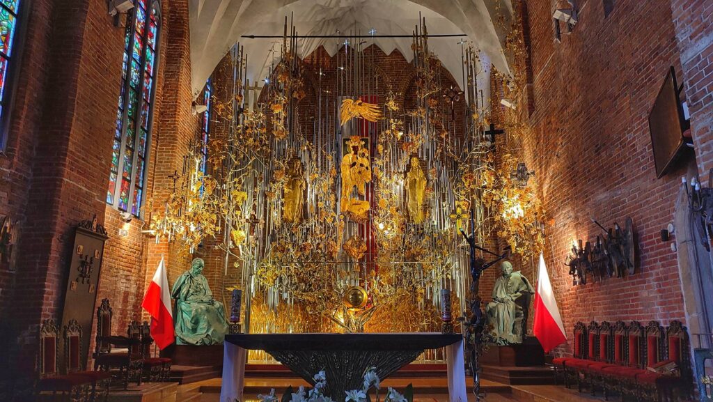 Bursztynowy ołtarz w gdańsku