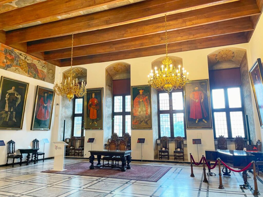 Ratusz Gdański główna sala
