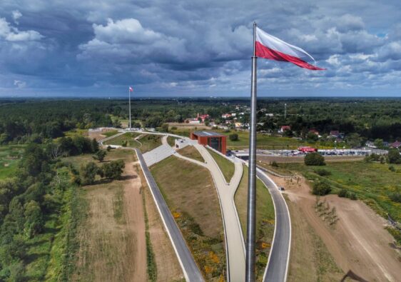 Muzeum Bitwy Warszawskiej 1920 widok z lotu ptaka
