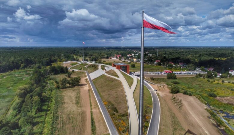 Muzeum Bitwy Warszawskiej 1920 widok z lotu ptaka